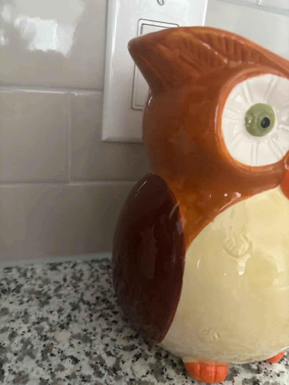 Owl Ceramic Pitcher Adorable NEW Final Sale